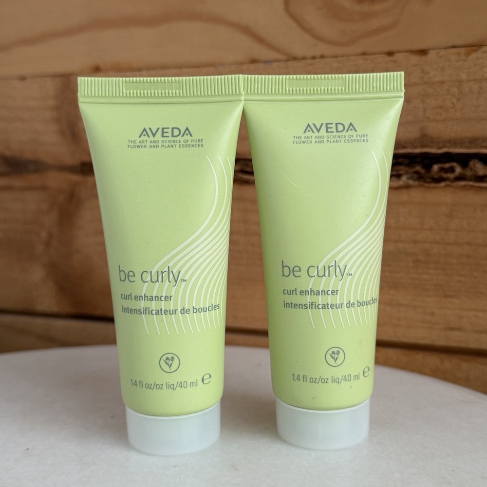 Aveda Be Curly Curl Enhancer - 1.4 oz / 40 ml Each - 2 PACK Travel‎ Size